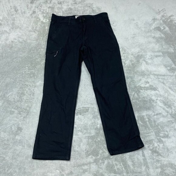 Weatherproof Vintage Mens Relaxed Fit Black Pants Size 34x30 Durable Style a0910 - Picture 1 of 6